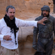 Director Denis Villeneuve directs a scene with Javier Bardem as Stilgar.